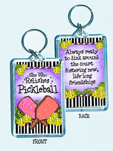 Pickleball- Key chain