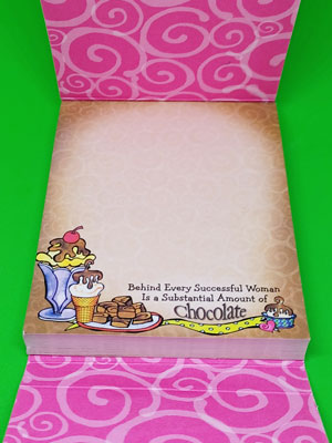 Chocolate Pocket Note Pad