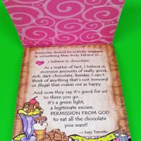 Behind Every Successful Woman is a Substantial Amount of Chocolate – Pocket Note Pad (LAST ONE)