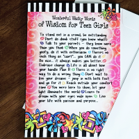 Wisdom for Teen Girls – (Website Exclusive) Greeting Card