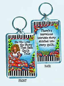 Quilting - STORY - Keychain