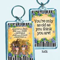 Anyone who Says She Doesn’t Need a Girlfriend Just Hasn’t Found a Good One Yet – 3″ x 2″ Acrylic (double-sided) Key Chain