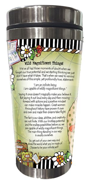 Magnificent Things _ Stainless Steel Tumbler - BACK