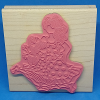 She Who is My Little Girl – 4″x4″ Rubber Stamps