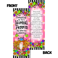 Pretending to be a Normal Person – Bookmark (w story on the back)