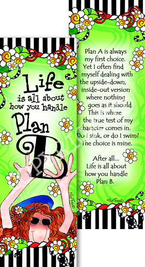 Plan B - bookmark w story
