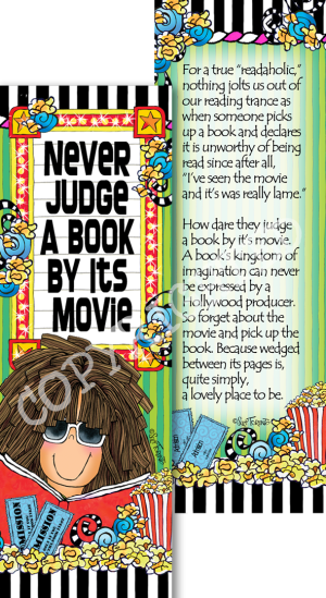 Judge a Book - bookmark w story