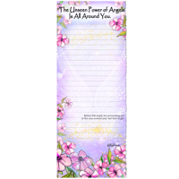 The Unseen Power of Angels Is All Around You. – (KUKANA) Memo Pad w magnet